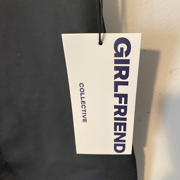 Girlfriend Collective Black Unitard Bodysuit Athleisure Workout Size Sm - Picture 2 of 3